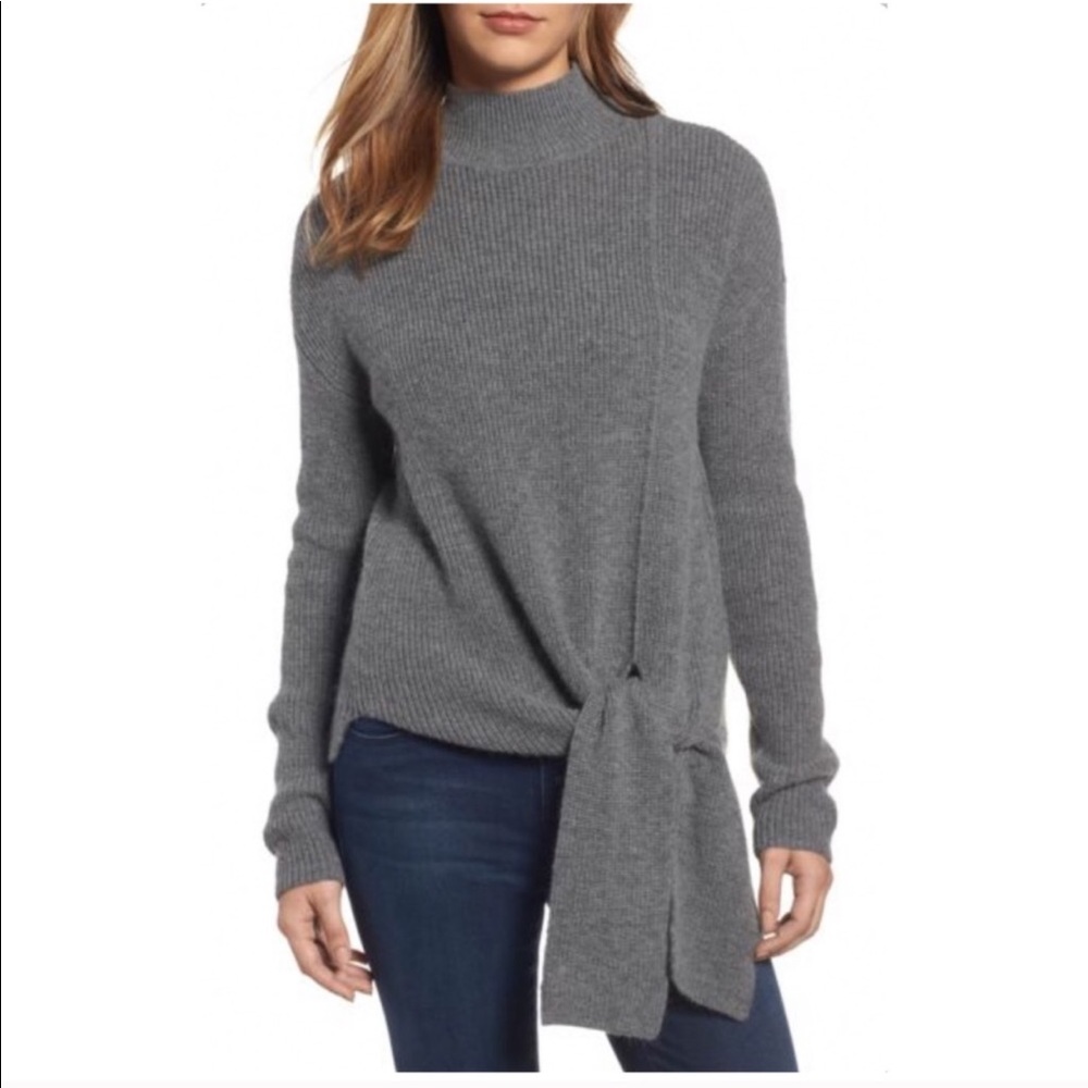 Halogen Front Tie Sweater